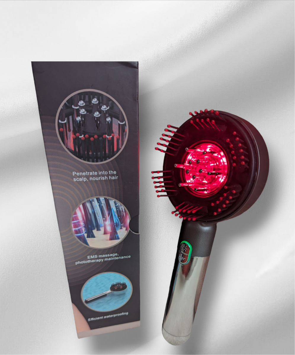 Massage Comb with Oil Applicator and Infrared